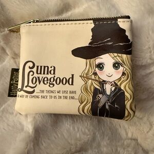 Harry Potter Loungefly “Limited Edition” Luna Lovegood Black and Cream Bag